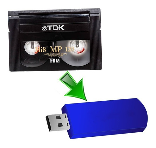 Hi8, Video 8, Mini Dv, Vhs, Vhs-c Y Casetes Audio A Digital
