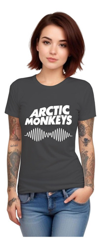 Polera Mujer Arctic Monkeys Wave Musica Algodón Wiwi