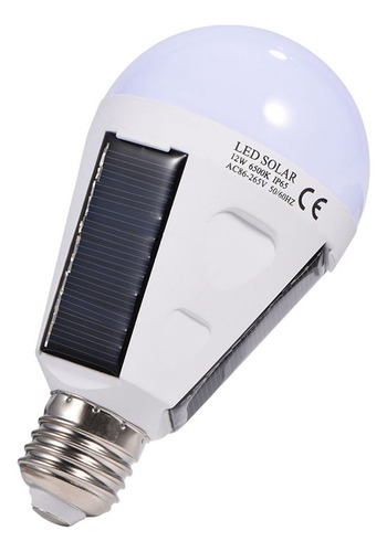 Bombilla Solar De Emergencia, Panel De Luz Led Portátil A Pr