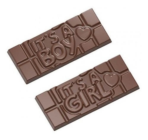 Molde Para Tableta Chocolate World It´s A Boy/ It´s A Girl