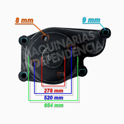 Imagen 2 de 10 de Bomba Agua Autoelevador Chl Xinchai C490bpg