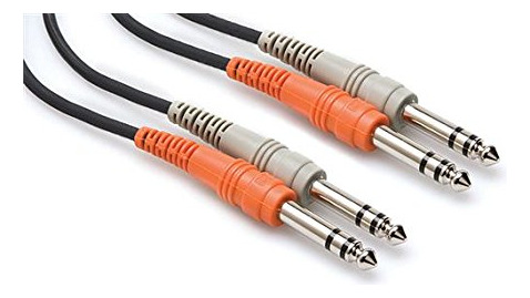 Hosa Css-204 Cable De Interconexión Estéreo Trs Dual De 1/4 
