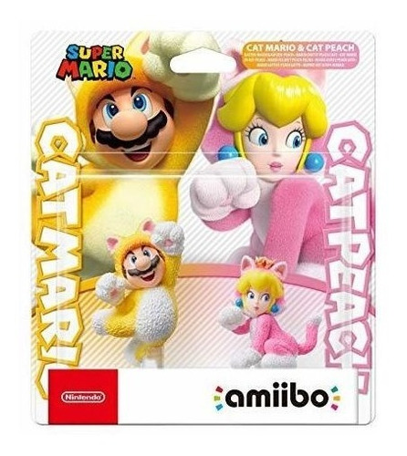 Cat Mario & Cat Peach Amiibo - Mario Series Nintendo Switch