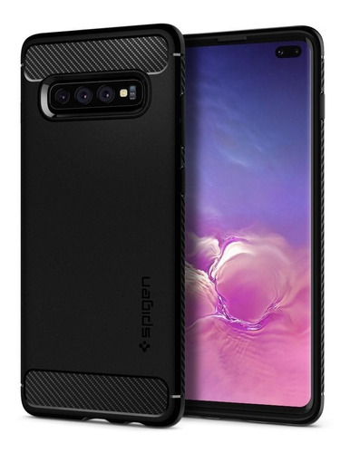 Capa Spigen Rugged Armor Para Galaxy S10 Plus Original