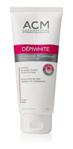 Acm Laboratoires Depiwhite Whitening Body Milk 200ml. Acción