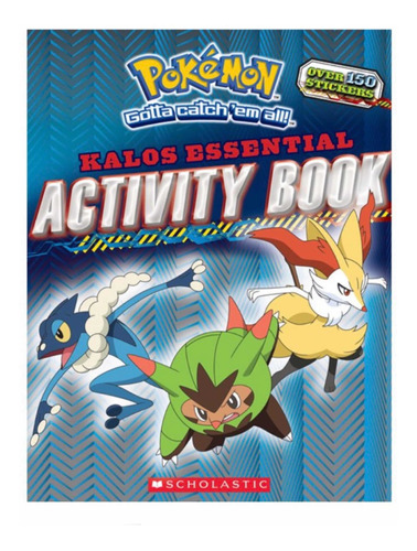 Pokemon Libro Kalos Essential Activity Book +stickers Ingles