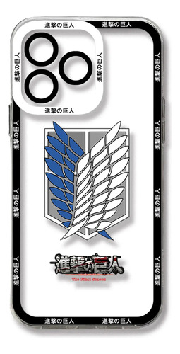 Funda De Teléfono Attack On Titan Para iPhone 15, 14, 13, 12