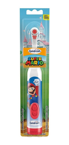 Cepillo De Dientes Electrico Niños Spinbrush Super Mario