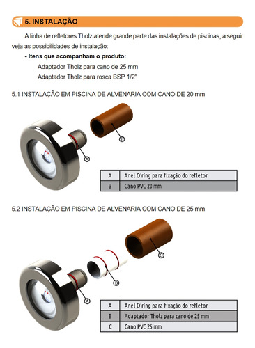 Kit 12 Refletor Branco 10w Cabo 20m Tholz Fonte 10a Controle