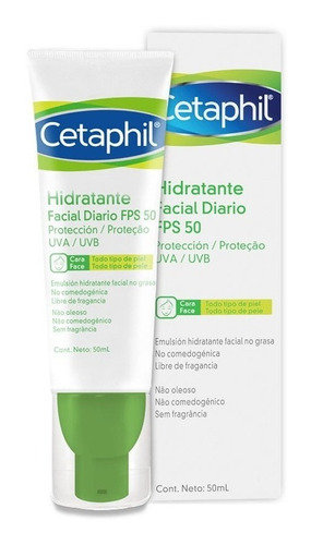 Cetaphil Fps 50 Hidratante Facial Diario Crema X 50 Ml