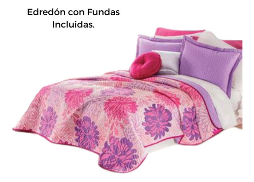 Edredón Ligero Matrimonial Xl Con Fundas Concord