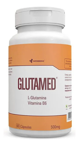 Glutamed L-glutamina E Vitamina B6 Catalmedic 60 Cáp 500mg