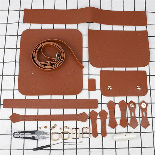 Kit Para Hacer Bolsos De Piel Hechos A Mano Para Marrón