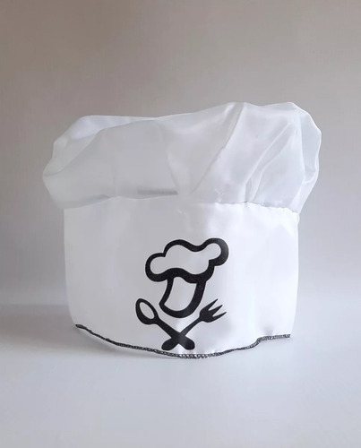 Gorro De Cocinero Chef Para Disfraz