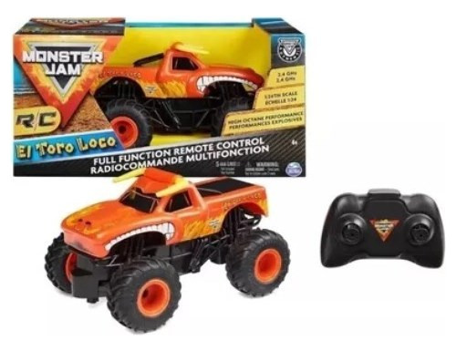 Auto A Radio Control Monster Jam El Toro Loco Escala 1:24