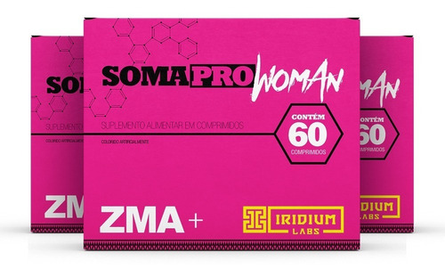 Kit 3x Soma Pro Woman Zma Sabor Sem sabor