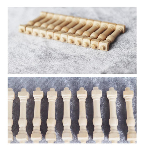 Paquete De 12 Casas De Muñecas Miniatura De Construcción