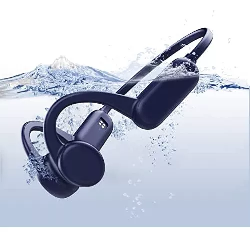 Auriculares de conducción ósea Bluetooth Auriculares inalámbricos de oído  abierto 6 horas de reproducción con reproductor de MP3 memoria integrada 8G