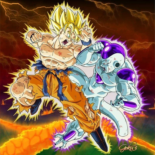 Imagen 3 de 3 de Funko Pop! Pack Dragon Ball Z - Goku Ss1 Glow Vs Frieza