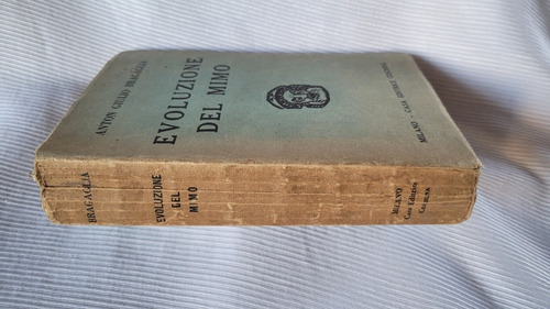 Evoluzione Del Mimo Anton Giulio Bragaglia En Italiano 1930