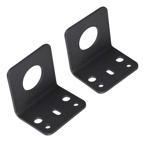 Vanroug 2 Piezas L-bracket 1255 Agujero De Acero Grueso Sopo