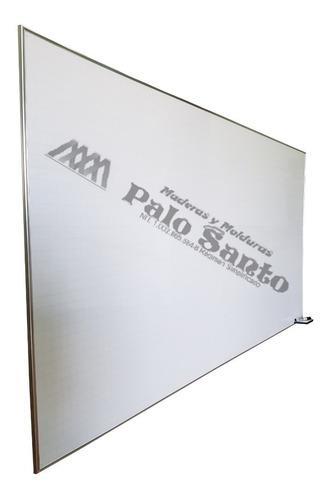 Tablero Acrilico Cuadriculado 2.44x 1.22 Perfil En Aluminio