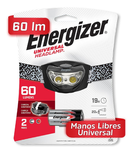 Linterna Manos Libres Energizer 60 Lumenes 