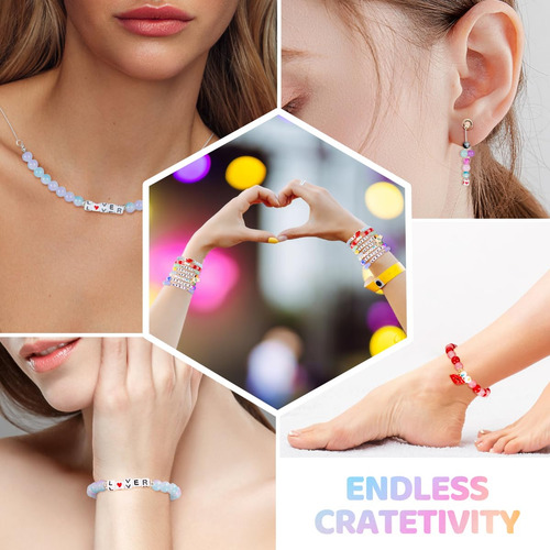 Kit Para Hacer Pulseras Goldwise Glass Beals Con 24 Colores