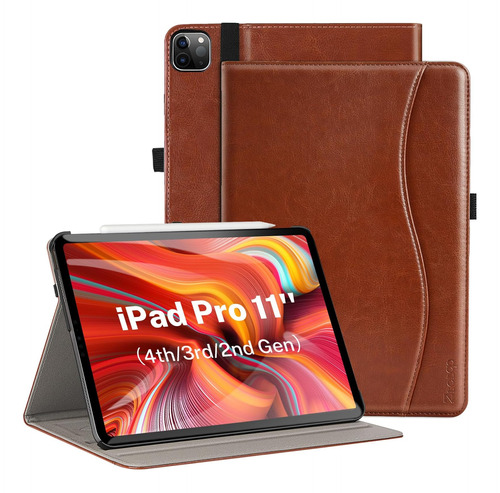 Ztotopcases Funda P/ iPad Pro 11 Lapiz Carga Cuero Soporte