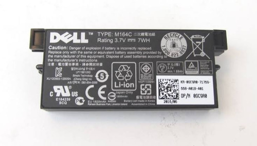 Cache Dell M164c 3.7v P/ Perc 5e 6e H700 H800 0gc9r0 0kr174
