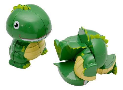 Cubo Mágico 3d, Pequeño Dinosaurio Alien De Segunda Orden