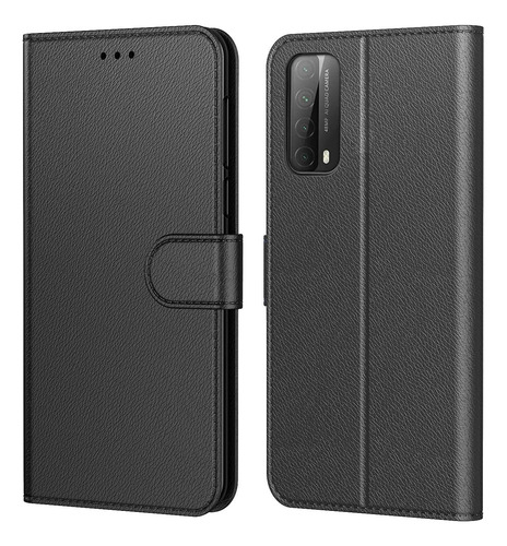 Funda Premium Carcasa Cartera Cuerocon Para P Smart 2021/y7a