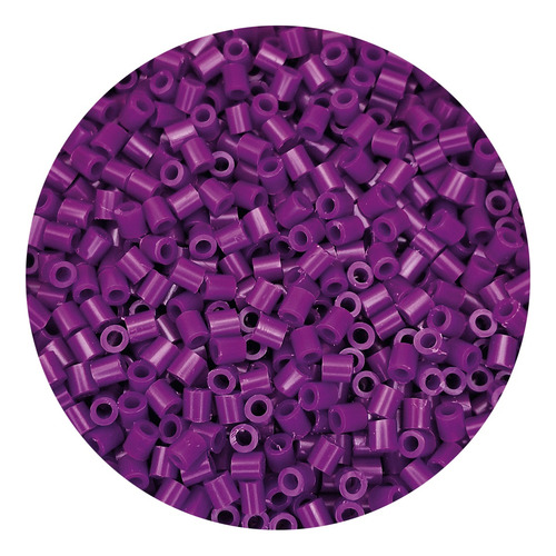 1kilo Hama Beads 5mm Color A , 18000beads Aprox Color Uva Diámetro 5 Mm
