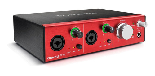 Imagem 1 de 4 de Interface De Áudio Focusrite Clarett Thunderbolt 2 Pré