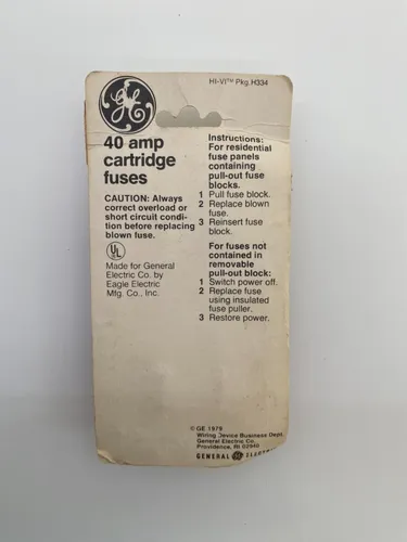 Fusible De Cartucho Ge 40 Amps