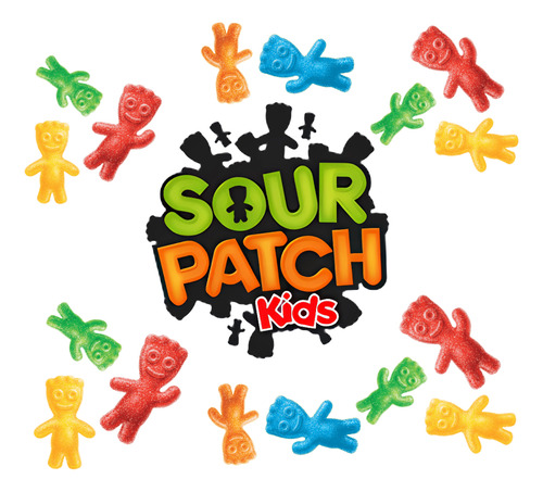 Balas Sour Patch Kids 80g Balas Acidas Com Sabores De Fruta
