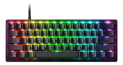 Teclado Razer Huntsman V3 Pro Mini Teclado Negro Idioma Inglés Us