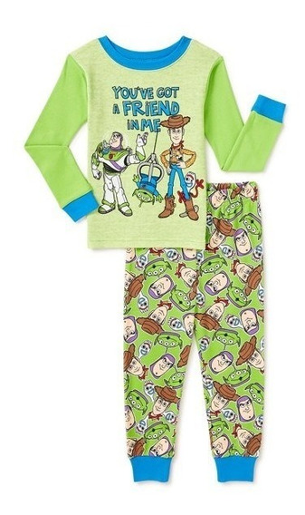 Pijama largo verde The PyjamaFactory de Disney Toy Story Buzz y Woody