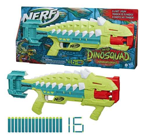 Pistola Nerf Dinosquad Armorstrike De Dardos