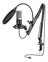 Comprar Kit Microfono Condenser Usb T670 Tripode Brazo Antipop H3