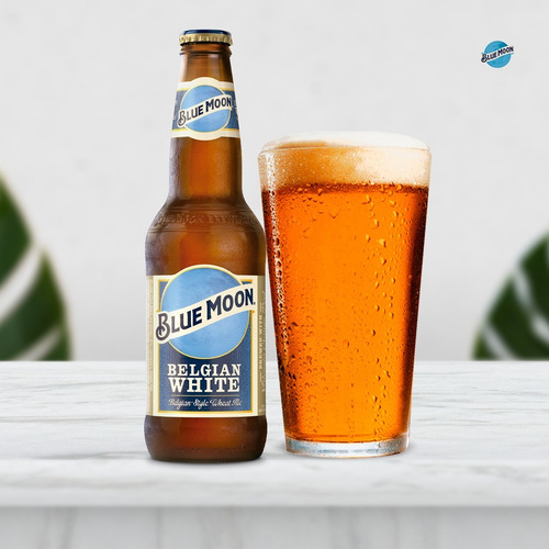 Cerveza Blue Moon Belgian White Trigo Porron 355cc Pack X24