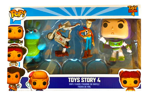 Muñecos Toy Story Pop Colección Set Buzz Woody Marciano