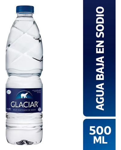 Agua Glaciar Sin Gas 500cc X 2 Unidades