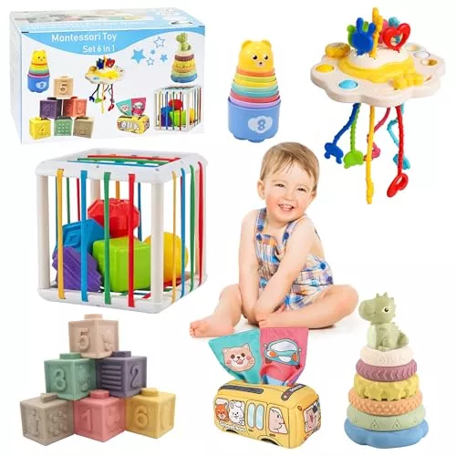 Juguetes Montessori Bebés De 6 12 Meses, Juguete De De