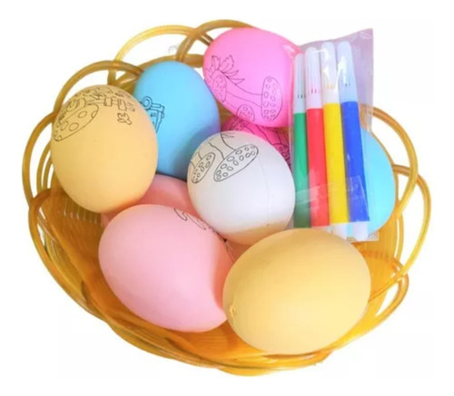 10 Huevos De Pascua Para Colorear Mas Canasta