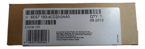 Nuevo En Caja Siemens 6es7 193-4cd 20-0aa0 6es7193 - 4cd 20-