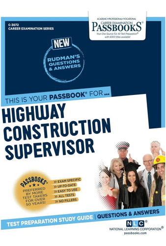 Libro: En Ingles Highway Construction Supervisor (c-3072):