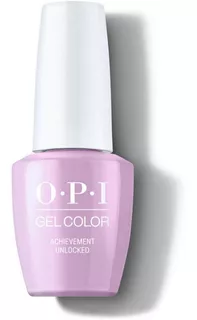 Opi Gel Color Xbox Achievement Unlocked Semi. 15 Ml. Color lila cremoso