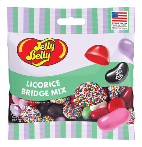 Balas Jelly Belly Licorice Bridge Mix 85g