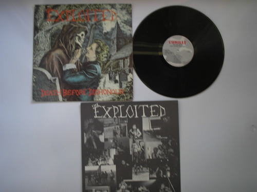 Lp Vinilo The Exploited ¿death Before Dishonour Usa 1987